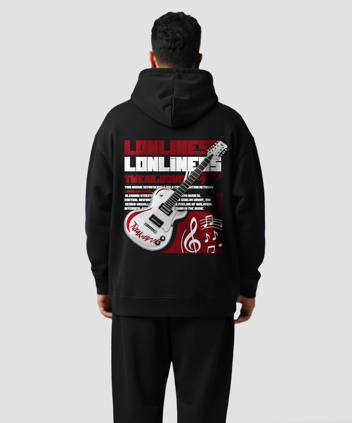 UDVOT X TWEAK Loneliness Oversized Hoodie - Image 3